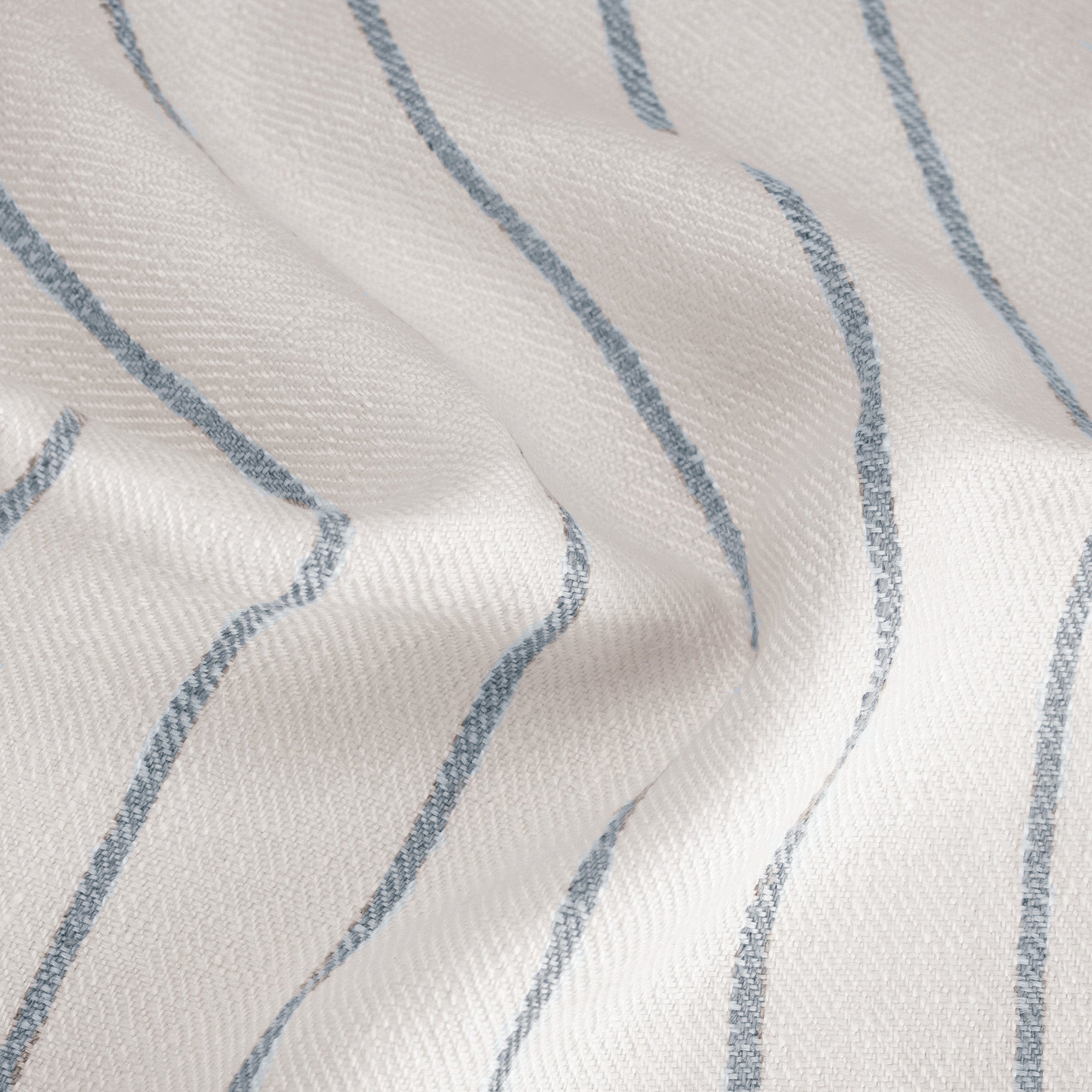 Buy ivory-with-ice-stripe Forte Linen Towels