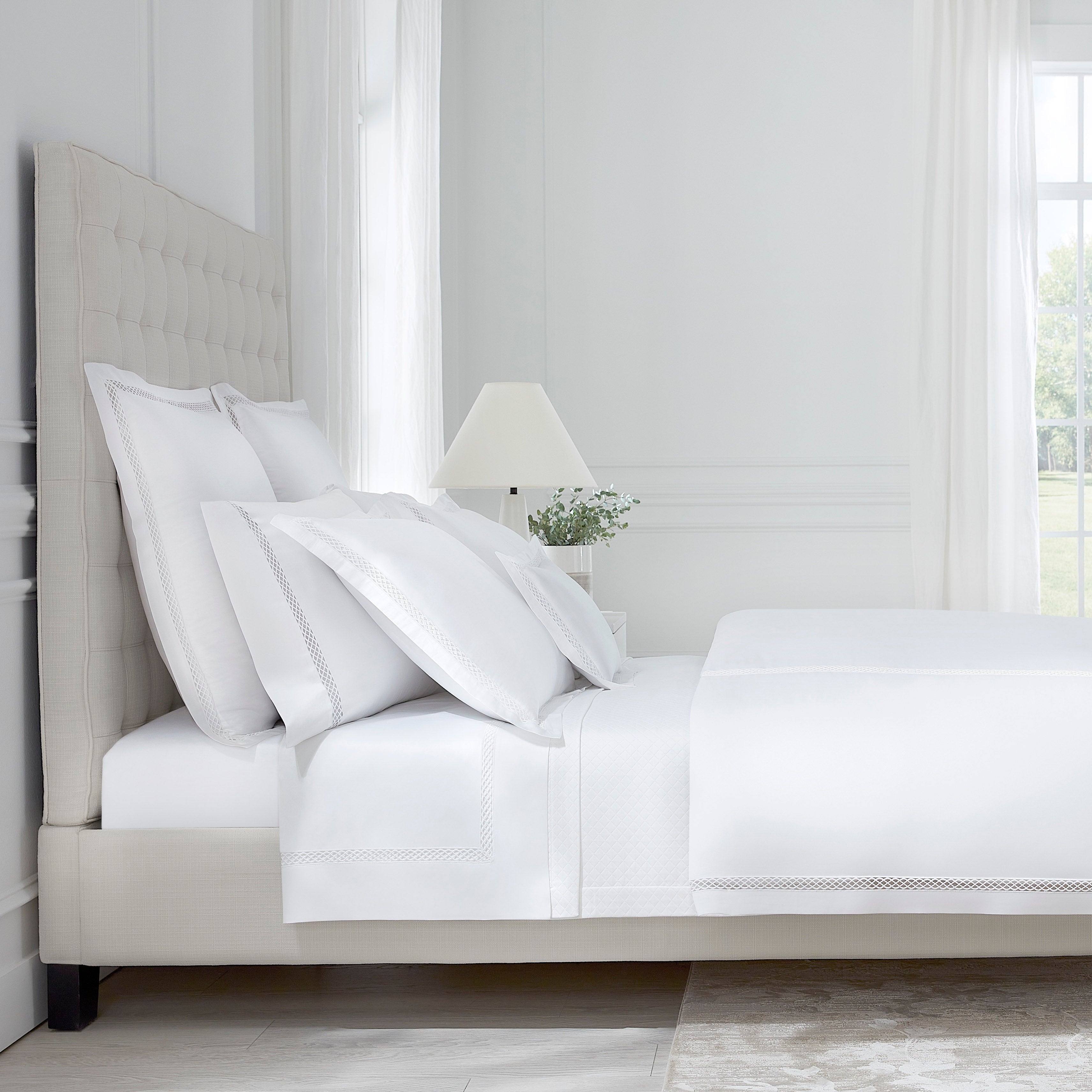SFERRA Giza 45 Ornato Bed Linens - 0