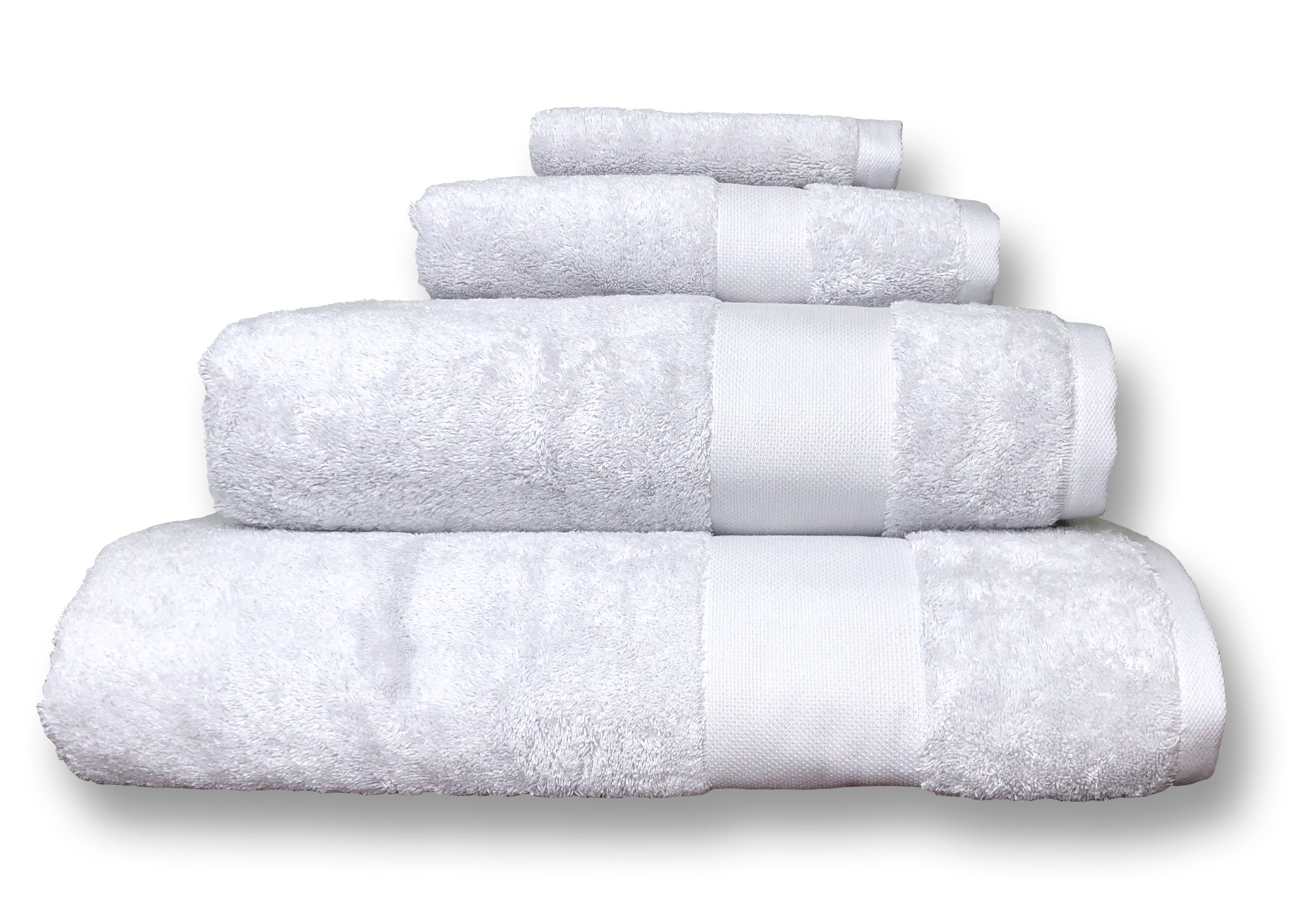 Omega 700 Towels, White - Yorkshire Linen Beds and More