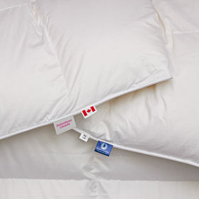 Lethbridge 800 Loft Canadian Hutterite White Goose Down Duvet - 0